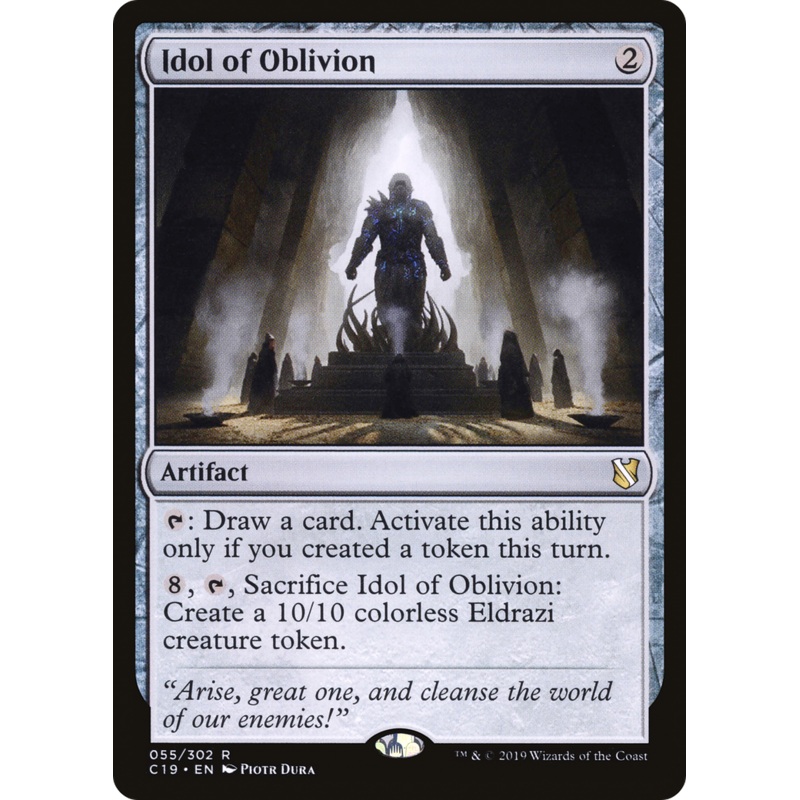Idol of Oblivion (C19-055) - Commander 2019