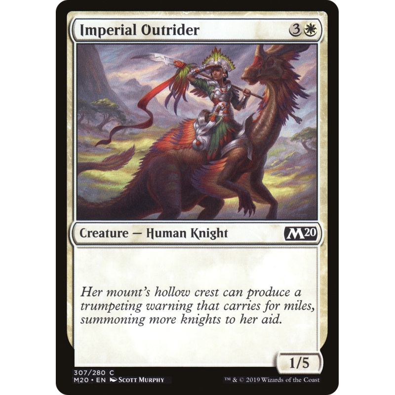 Imperial Outrider (M20-307) - Core Set 2020