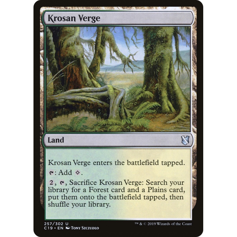 Krosan Verge (C19-257) - Commander 2019