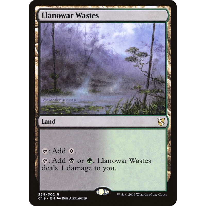 Llanowar Wastes (C19-258) - Commander 2019