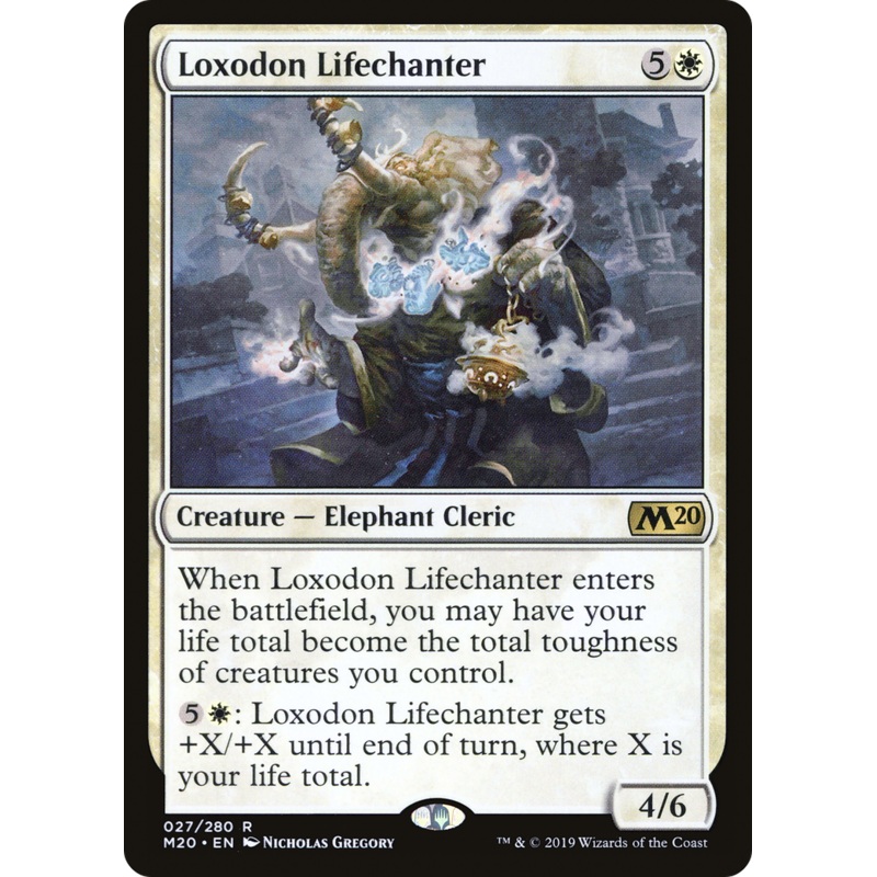 Loxodon Lifechanter (M20-027) - Core Set 2020 Foil