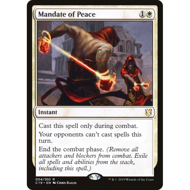 Mandate of Peace (C19-004) - Commander 2019