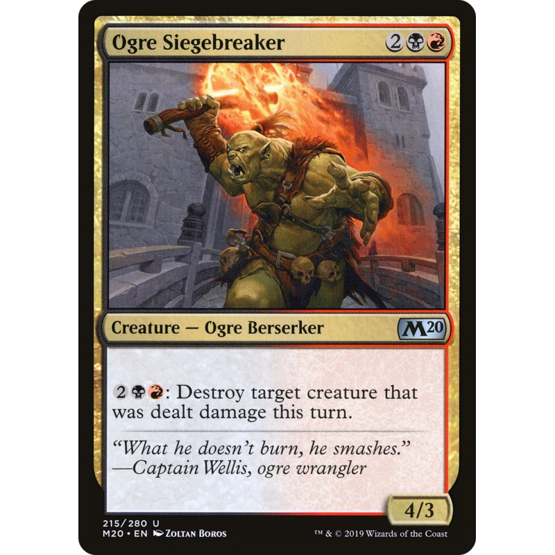 Ogre Siegebreaker (M20-215) - Core Set 2020