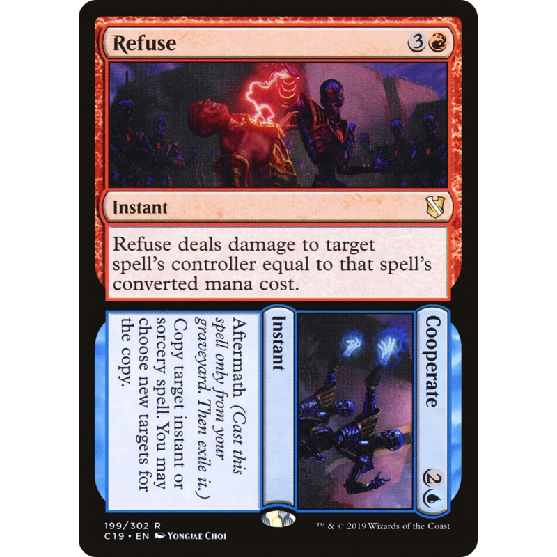 Refuse // Cooperate (C19-199) - Commander 2019