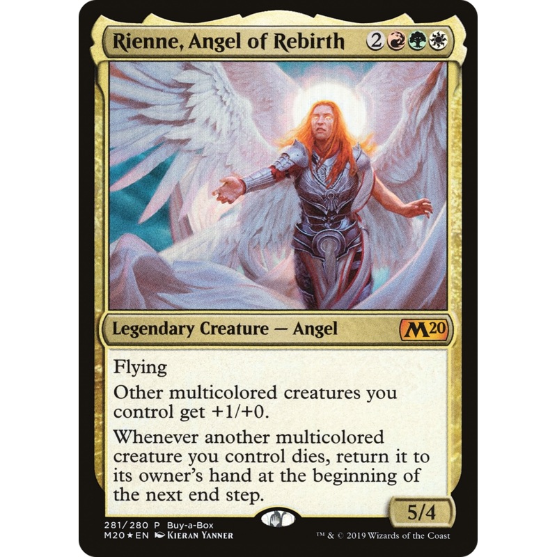 Rienne, Angel of Rebirth (BABP-281) - Core Set 2020 Foil