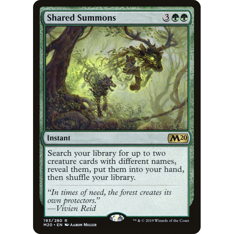 Shared Summons (M20-193) - Core Set 2020