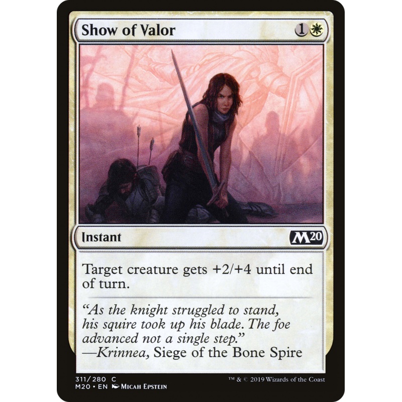 Show of Valor (M20-311) - Core Set 2020