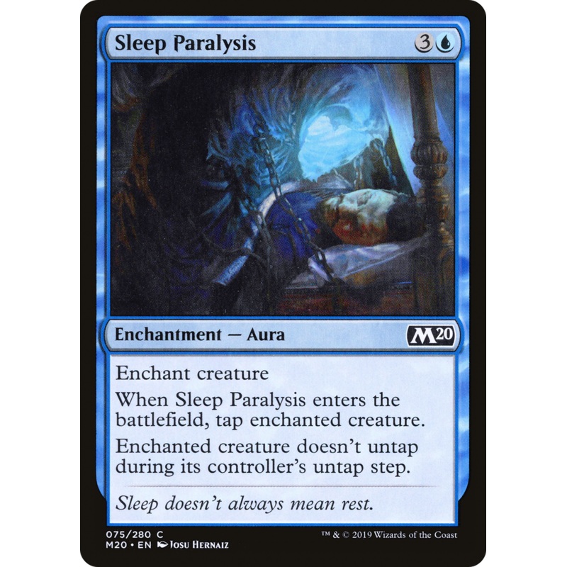 Sleep Paralysis (M20-075) - Core Set 2020 Foil