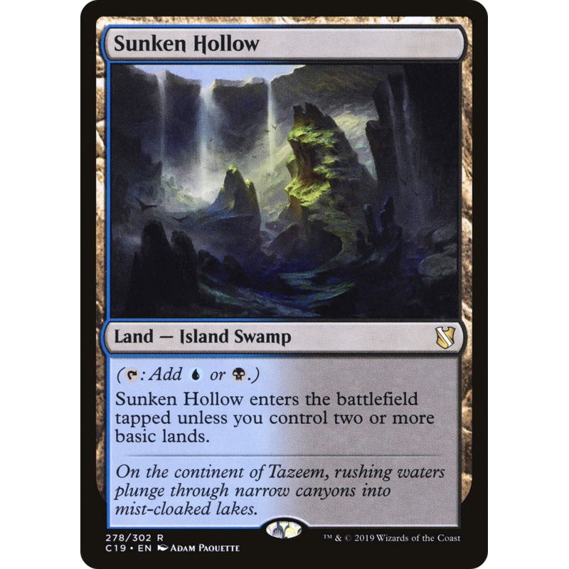 Sunken Hollow (C19-278) - Commander 2019