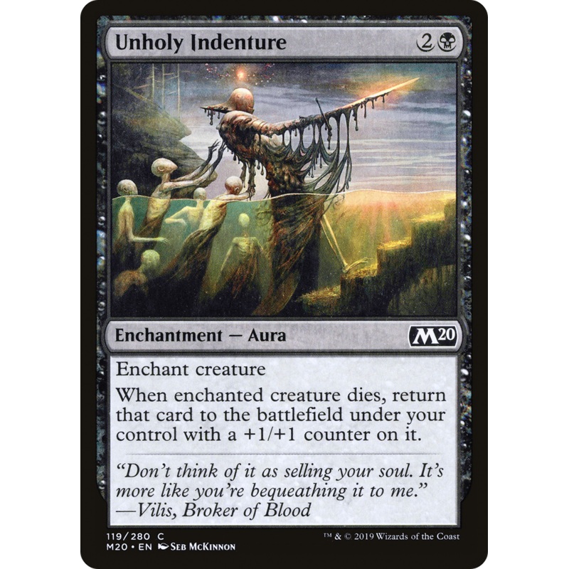Unholy Indenture (M20-119) - Core Set 2020 Foil