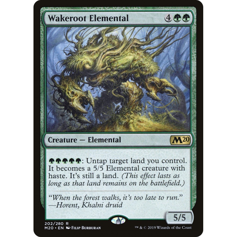 Wakeroot Elemental (M20-202) - Core Set 2020