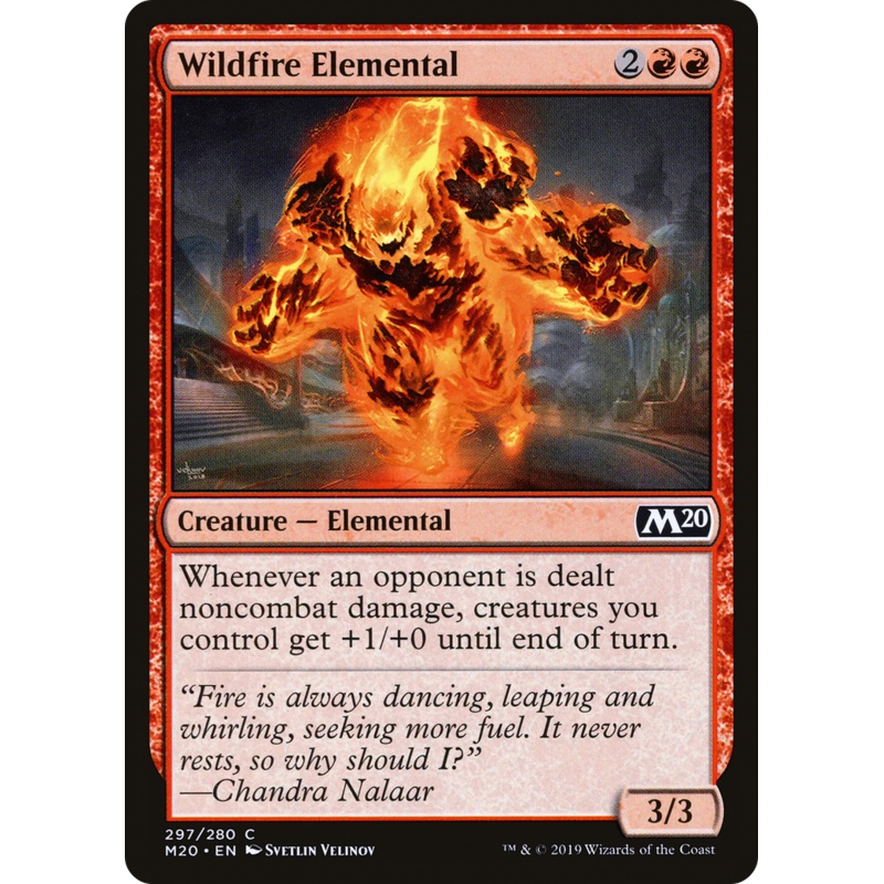 Wildfire Elemental (M20-297) - Core Set 2020