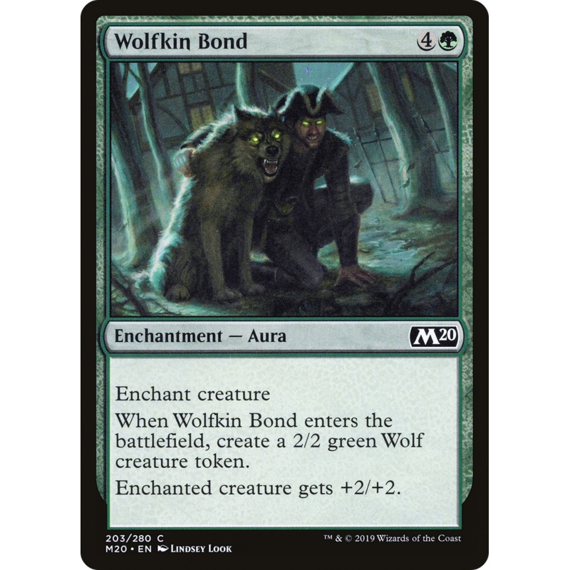 Wolfkin Bond (M20-203) - Core Set 2020