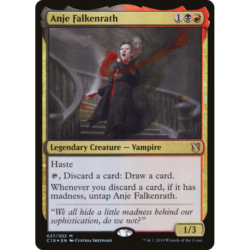 Anje Falkenrath (C19-037) - Commander 2019 Foil