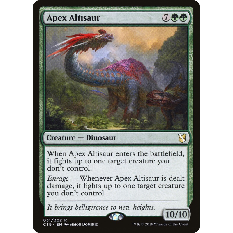 Apex Altisaur (C19-031) - Commander 2019