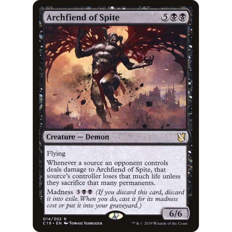 Archfiend of Spite (C19-014) - Commander 2019
