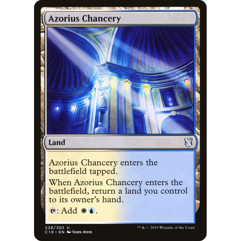 Azorius Chancery (C19-228) - Commander 2019