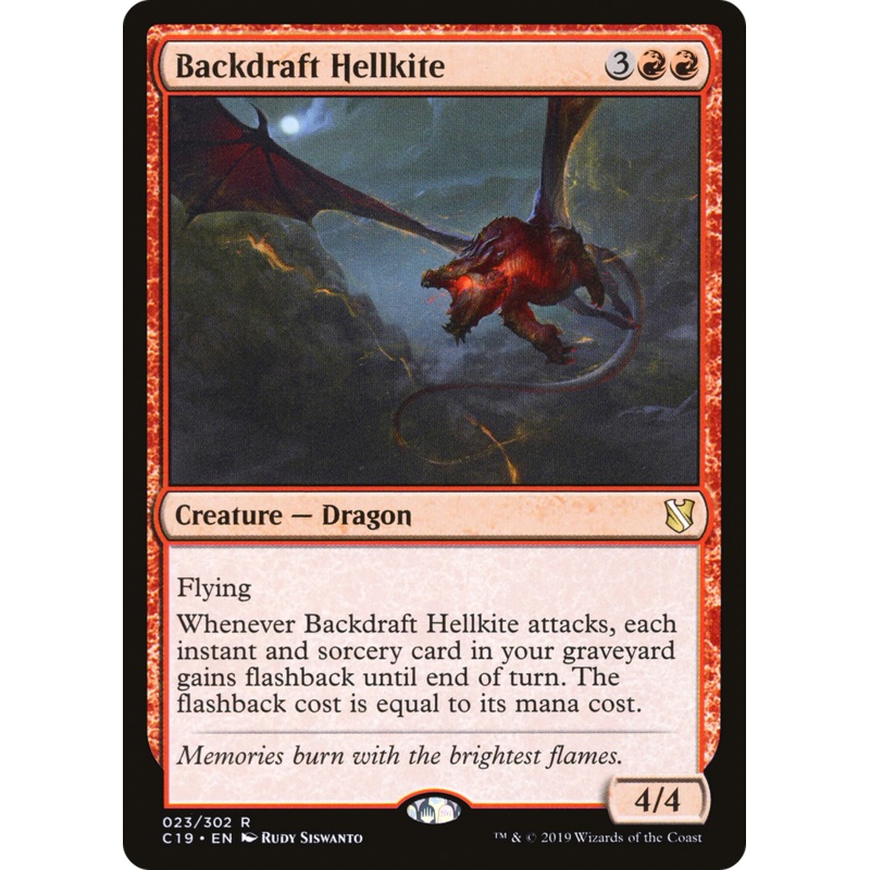 Backdraft Hellkite (C19-023) - Commander 2019