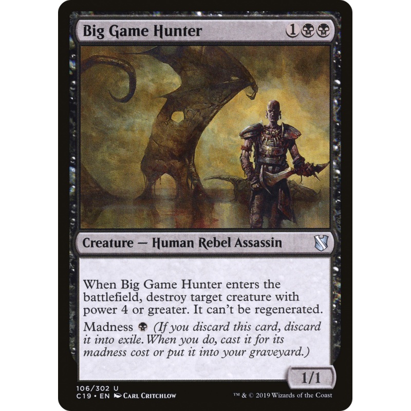 Big Game Hunter (C19-106) - Commander 2019