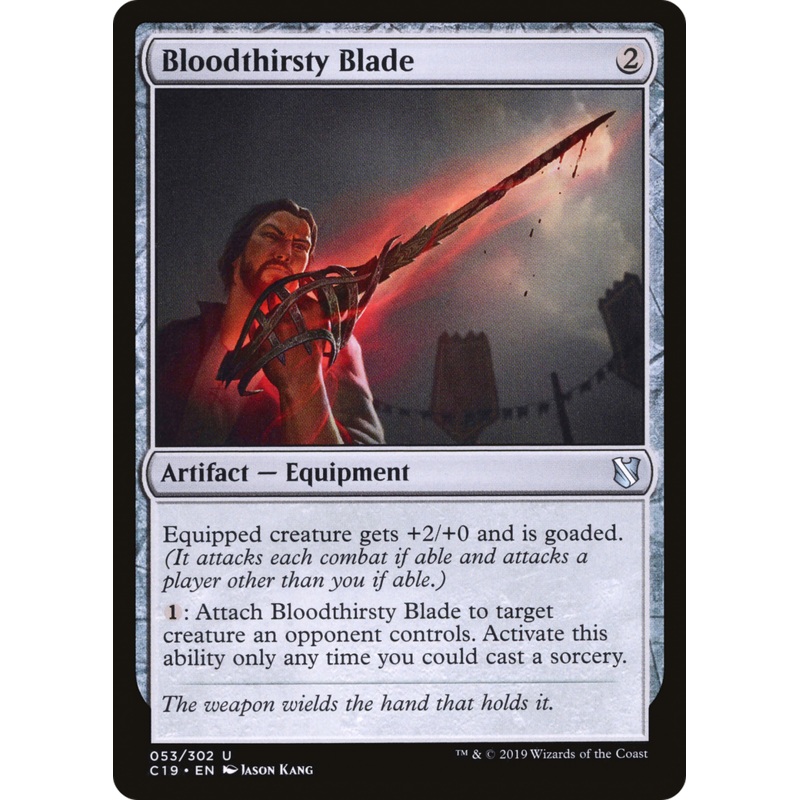 Bloodthirsty Blade (C19-053) - Commander 2019
