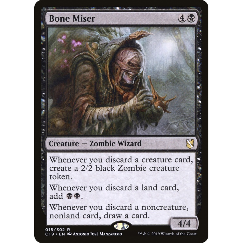 Bone Miser (C19-015) - Commander 2019