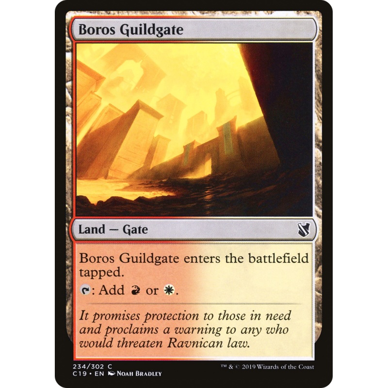 Boros Guildgate (C19-234) - Commander 2019