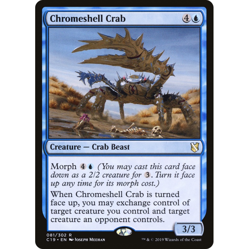 Chromeshell Crab (C19-081) - Commander 2019