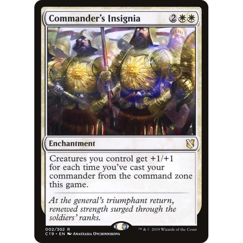 Commander's Insignia (C19-002) - Commander 2019