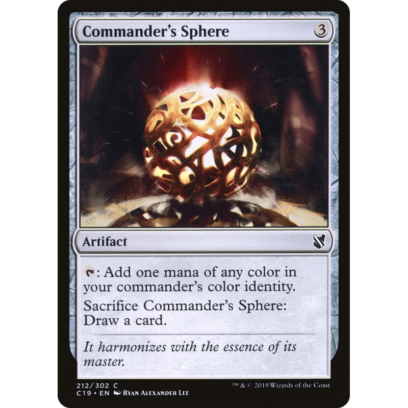 Commander's Sphere (C19-212) - Commander 2019