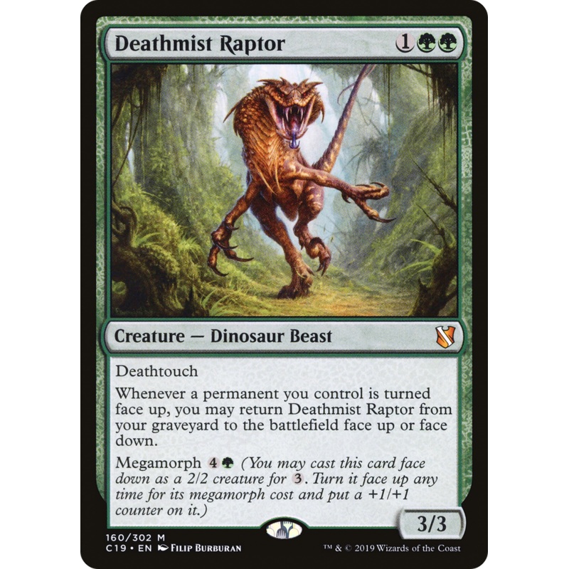 Deathmist Raptor (C19-160) - Commander 2019