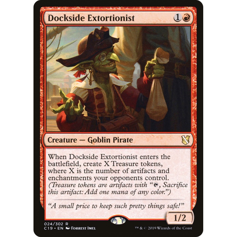 Dockside Extortionist (C19-024) - Commander 2019