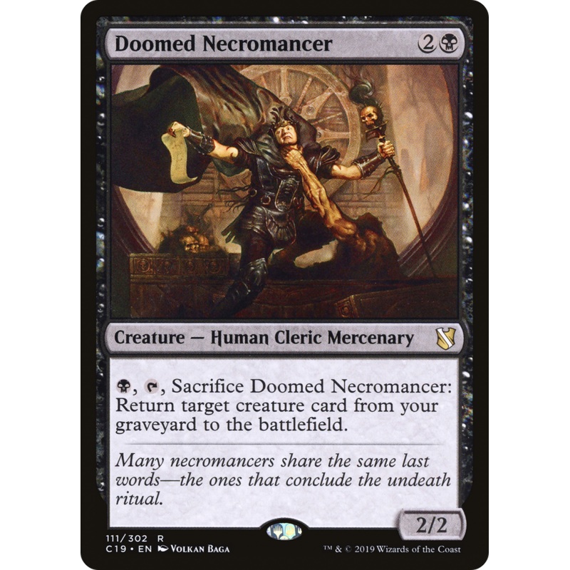 Doomed Necromancer (C19-111) - Commander 2019
