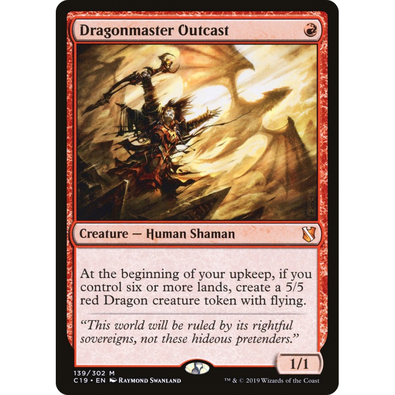 Dragonmaster Outcast (C19-139) - Commander 2019