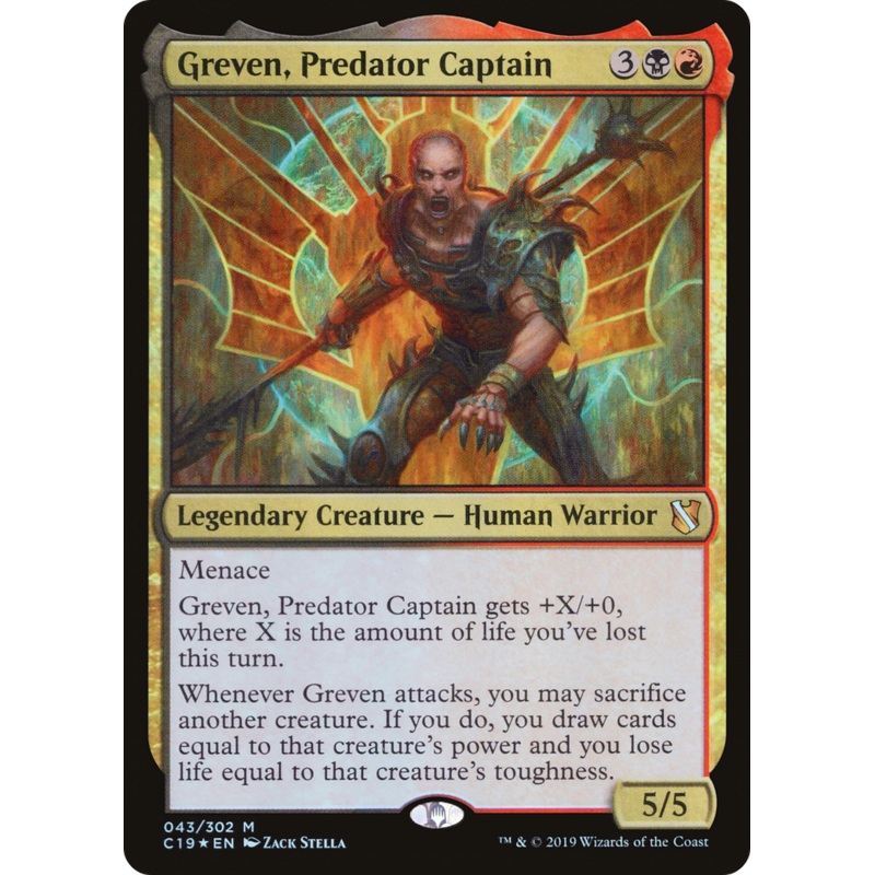 Greven, Predator Captain (C19-043) - Commander 2019 Foil