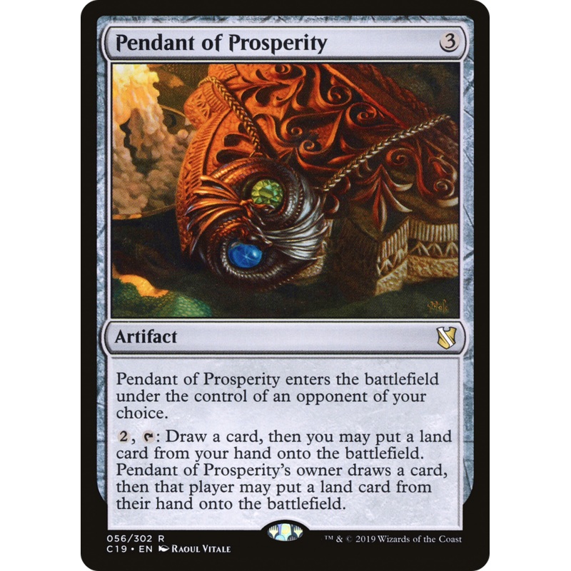 Pendant of Prosperity (C19-056) - Commander 2019