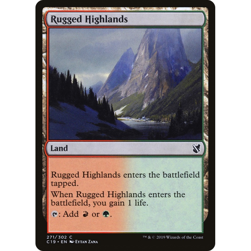 Rugged Highlands (C19-271) - Commander 2019