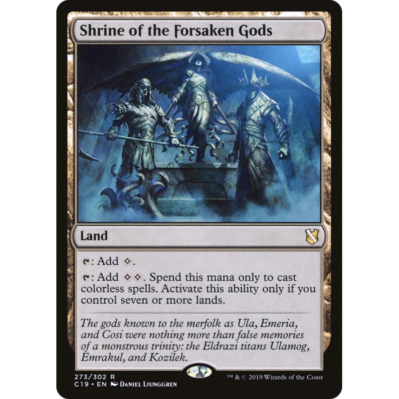 Shrine of the Forsaken Gods (C19-273) - Commander 2019