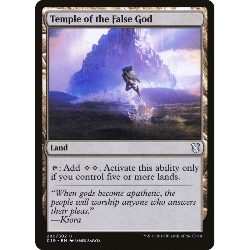 Temple of the False God (C19-280) - Commander 2019