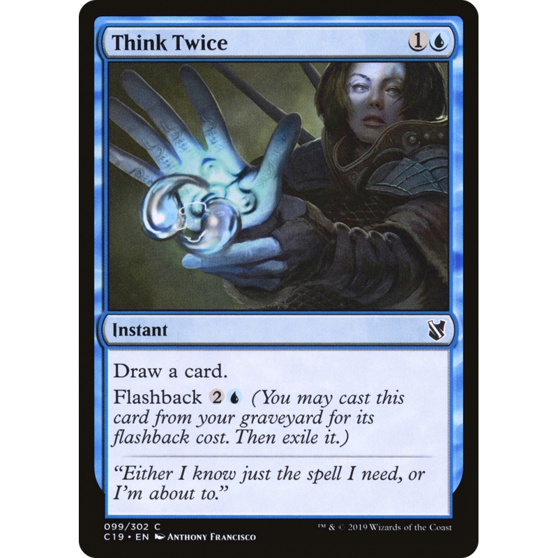 Think Twice (C19-099) - Commander 2019