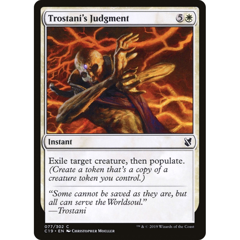 Trostani's Judgment (C19-077) - Commander 2019