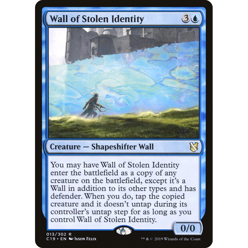 Wall of Stolen Identity (C19-013) - Commander 2019