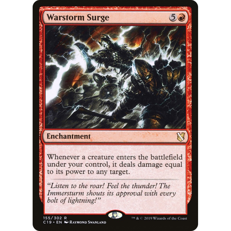 Warstorm Surge (C19-155) - Commander 2019