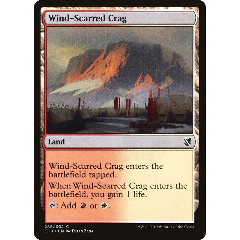 Wind-Scarred Crag (C19-285) - Commander 2019
