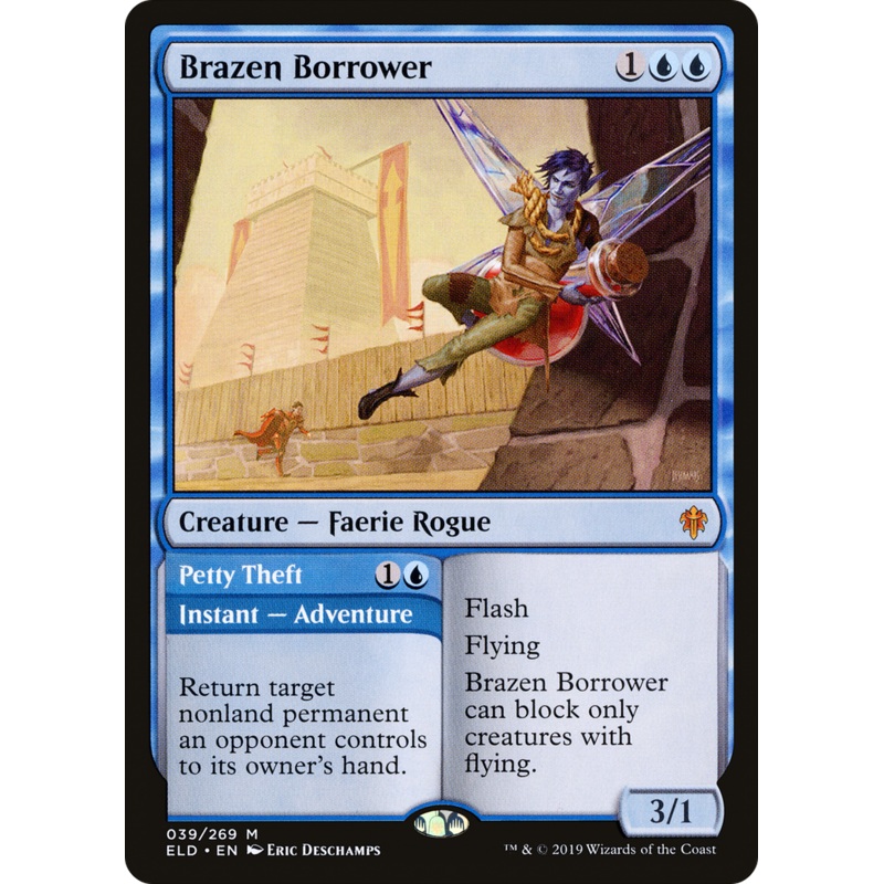 Brazen Borrower // Petty Theft (ELD-039) - Throne of Eldraine Foil