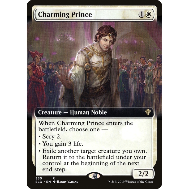 Charming Prince (ELD-335) - Throne of Eldraine: (Extended Art) Foil
