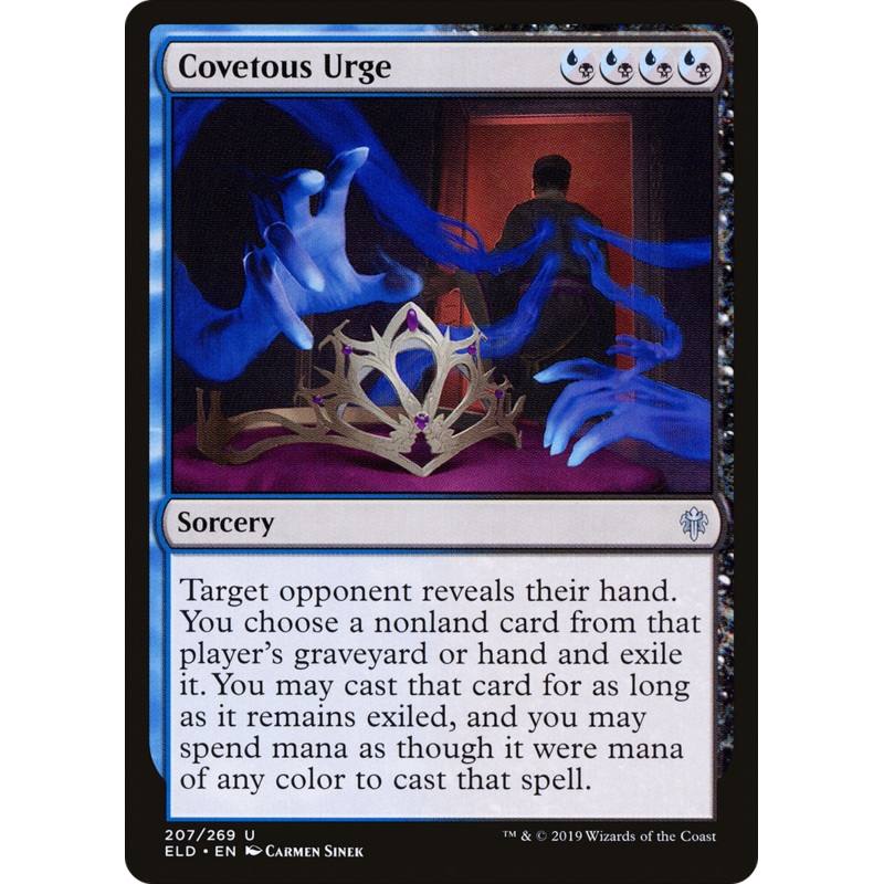 Covetous Urge (ELD-207) - Throne of Eldraine Foil