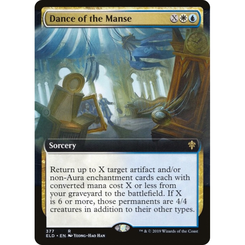 Dance of the Manse (ELD-377) - Throne of Eldraine: (Extended Art) Foil