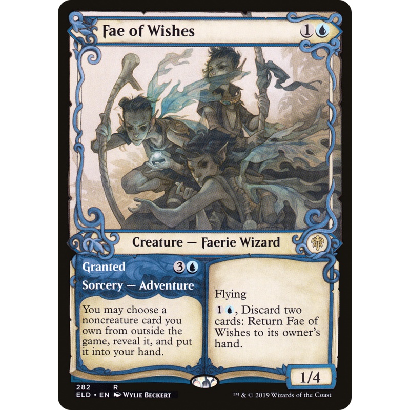Fae of Wishes // Granted (ELD-282) - Throne of Eldraine: (Showcase)