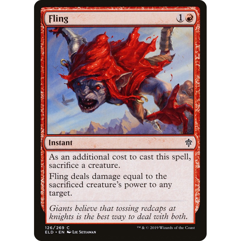 Fling (ELD-126) - Throne of Eldraine Foil
