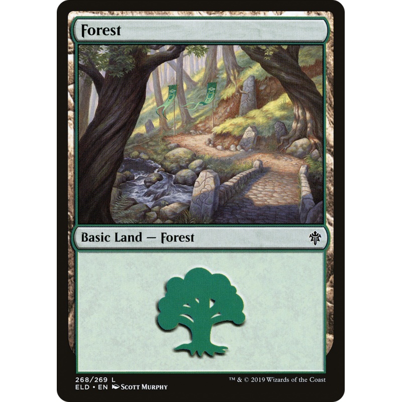Forest (ELD-268) - Throne of Eldraine Foil